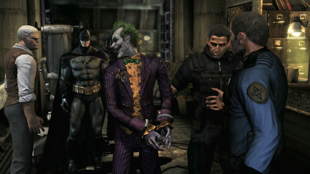 Batman Arkham Asylum features.